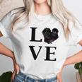 Black Silkie Chicken Love Pet Owner Women T-Shirt Gifts for Women