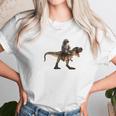 Cute Sloth Riding A Trex Tyrannosaurus Rex Women T-Shirt Gifts for Women