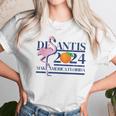 Desantis 2024 Make America Florida Flamingo Election V6 Women T-Shirt Gifts for Women