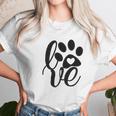 Dog Mom Life Cute Dog Paw Print Women T-Shirt Gifts for Women