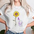 Elephant I Will Remember For You Sunflower Alzheimer Women T-Shirt Gifts for Women