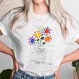 Flowers Bouquet Artwork Women T-Shirt Gifts for Women