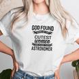 Womens God Found The Cutest Women Made Them Astronomer Women T-Shirt Gifts for Women