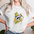 Womens Harry Potter Urban Elegance Hufflepuff Badger Women T-Shirt Gifts for Women