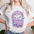 Kawaii Pastel Goth Cute And Creepy Axolotl Knife V2 Men Women T-Shirt Graphic Print Casual Unisex Tee Women T-Shirt Gifts for Women