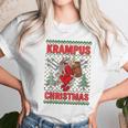 Krampus Christmas Ugly Pattern Gift Women T-Shirt Gifts for Women