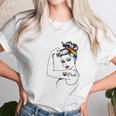 Lgbt Girl Power Pin Up Retro Art By Anne Cha Flag Gay Pride Women T-Shirt Gifts for Women