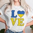 Love Support Ukraine I Stand With Ukraine Ukrainian Flag Men Women T-Shirt Graphic Print Casual Unisex Tee Women T-Shirt Gifts for Women