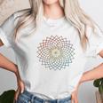 Mandala Geometry Sacred Fractal Art Yoga Mantra Good Vibe Women T-Shirt Gifts for Women