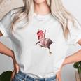 Naked Pink Kungfu Chicken Lover Women T-Shirt Gifts for Women