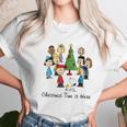 Peanuts Christmas Time Is Here Shirt Women T-Shirt Gifts for Women