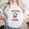 Peppurrmint Meowcha Funny Christmas Cat Peppermint Mocha Coffee Women T-Shirt Gifts for Women