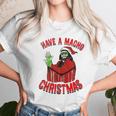 Randy Macho Man Savage Have A Macho Christmas Graphic Women T-Shirt Gifts for Women