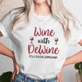 Wine With Dewine It Is 2 O Clock Somewhere In Ohio Women T-Shirt Gifts for Women