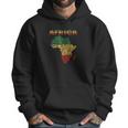 African Continent Afro American Reggae Flag Men Hoodie