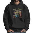 Baby Yoda Read Across America Flag Men Hoodie