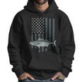 Bonito Fishing Vintage American Flag Tuna Skipjack Fisherman Men Hoodie