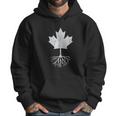 Canadian Roots Maple Leaf Canada Flag Design For Canadiens Men Hoodie