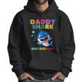 Daddy Shark Cute Fathers Gift Dad Birthday Gifts Men Hoodie