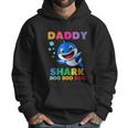 Daddy Shark Doo Doo Funny Dad Birthday Gifts Men Hoodie