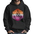 Dungeons And Dragons Lesbian Pride Flag Dice Logo Gift Graphic Design Printed Casual Daily Basic Men Hoodie