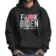 Fuck Biden American Flag Trump 2024 Shirt Men Hoodie