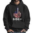 Fuck Biden Middle Finger Usa Flag Men Hoodie