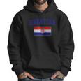 Hrvatska Croatia Flag Croatian Retro Fade Men Hoodie