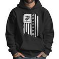 Marine Corps Usmc Veteran Us Flag Graphic Design Printed Casual Daily Basic Men Hoodie