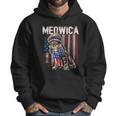 Meowica Cat Mullet American Flag Men Hoodie