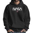 Nasa Worm Logo Insignia Symbol Usa Us Flag Graphic Men Hoodie