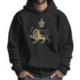 Persian Flag Iranian Lion Sun And Crown Men Hoodie