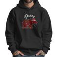 Red Plaid Daddy Bear Matching Buffalo Pajama Men Hoodie