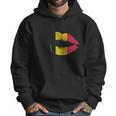 Reggae Kissing Lips Flag Men Hoodie