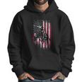 Rodeo Bull Rider Patriotic American Flag Cowboys Men Hoodie