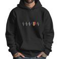 Romanian Heartbeat I Love Romania Heart Flag Men Hoodie