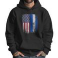 Salvadoran American Flag El Salvador Salvadorean Salvadorian Men Hoodie