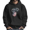 Styx Tall American Flag Guitar Men Hoodie