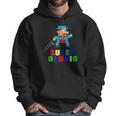 Mens Super Daddio Fathers Day Video Game Action Figure Arcade Tee Men Hoodie