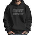 Thin Blue Line Pledge Of Allegiance Flag Men Hoodie