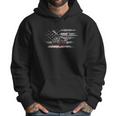 Uh60 Black Hawk Helicopter Vintage Flag Veteran Men Hoodie