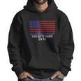 Uss Kitty Hawk Cv63 Aircraft Carrier Vintage Usa Flag Men Hoodie