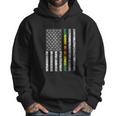 Vietnam Veteran Us Flag Vietnam Service Ribbon Graphic Design Printed Casual Daily Basic Men Hoodie