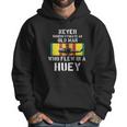 Vietnam Veteran Vet Huey Helicopter Men Hoodie