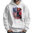 America Flag Confederate Battle Flag Shirt Men Hoodie