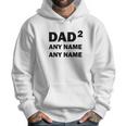 Custom Names Dad Of 2 Personalized Dad Men Hoodie