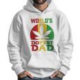 Weed Worlds Dopest Dad Funny Leaf Cool Vintage Men Hoodie