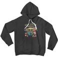 Baby Yoda Read Across America Flag Men Hoodie