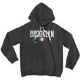 Brooklyn Italian Flag Vintage White Men Hoodie