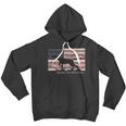 Country Life Outfitters Pointer Dog American Flag Men Hoodie